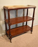William IV Mahogany Three Tier Whatnot