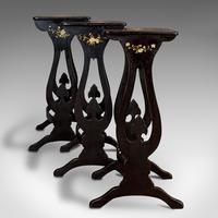 Antique Nest Of Occasional Tables, Oriental, Trio, Japanned, Victorian c.1880 (6 of 12) Antique Nest Of Occasional Tables, Oriental, Trio, Japanned, Victorian c.1880 (6 of 12)
