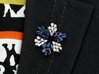 7.95ct Sapphire & 4.75ct Diamond, Platinum Pendant / Brooch - Vintage c.1960 (9 of 9) 7.95ct Sapphire & 4.75ct Diamond, Platinum Pendant / Brooch - Vintage c.1960 (9 of 9)