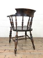 Antique Beech & Elm Smoker’s Bow Armchair (9 of 9) Antique Beech & Elm Smoker’s Bow Armchair (9 of 9)