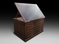 Desirable Mahogany Architects Plan Chest (4 of 6) Desirable Mahogany Architects Plan Chest (4 of 6)