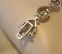 Vintage Silver & Aquamarine Bracelet 1970s 71/4" Length 16.6 Grams (7 of 12) Vintage Silver & Aquamarine Bracelet 1970s 71/4" Length 16.6 Grams (7 of 12)