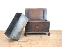 Antique Oak Coal Box or Scuttle (5 of 11) Antique Oak Coal Box or Scuttle (5 of 11)