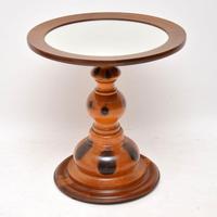 Antique Mirrored Top Olive Wood Coffee Table (2 of 7) Antique Mirrored Top Olive Wood Coffee Table (2 of 7)