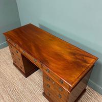 Fine Quality Victorian Mahogany Antique Pedestal Desk (6 of 7) Fine Quality Victorian Mahogany Antique Pedestal Desk (6 of 7)