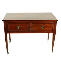 Edwardian Two Drawer Side Table (2 of 5) Edwardian Two Drawer Side Table (2 of 5)