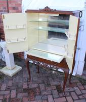 1940's Mahogany Drinks Cabinet on Cab Legs - Well Fitted Interior (3 of 5) 1940's Mahogany Drinks Cabinet on Cab Legs - Well Fitted Interior (3 of 5)