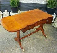 Antique Design Walnut Serpentine Front Desk (3 of 7) Antique Design Walnut Serpentine Front Desk (3 of 7)