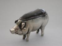 Edwardian Novelty Antique Silver Pig Pin Cushion by Adie & Lovekin, Birmingham 1902 (6 of 10) Edwardian Novelty Antique Silver Pig Pin Cushion by Adie & Lovekin, Birmingham 1902 (6 of 10)