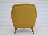 Danish relax armchair, 70s, completely renovated-reupholstered (8 of 14) Danish relax armchair, 70s, completely renovated-reupholstered (8 of 14)