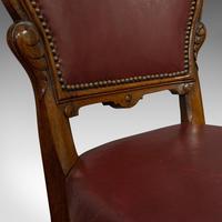 Pair of Antique Chairs, Walnut, Leather, Seat, Doveston, Bird & Hull, Victorian (9 of 12) Pair of Antique Chairs, Walnut, Leather, Seat, Doveston, Bird & Hull, Victorian (9 of 12)