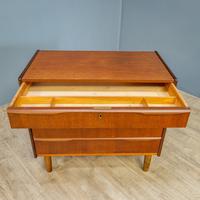 Teak Veneer Chest of Drawers (4 of 10) Teak Veneer Chest of Drawers (4 of 10)