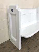 Antique White Painted Pew Bench (7 of 8) Antique White Painted Pew Bench (7 of 8)