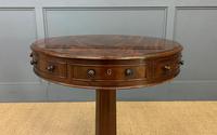 William IV Flame Mahogany Drum Table (3 of 9) William IV Flame Mahogany Drum Table (3 of 9)