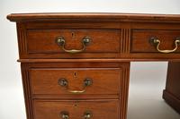 Large Antique Victorian Mahogany Pedestal Desk (8 of 12) Large Antique Victorian Mahogany Pedestal Desk (8 of 12)