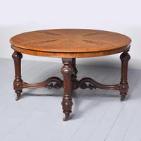 Exceptional Quality Large, Figured Walnut Victorian Centre Table (6 of 6) Exceptional Quality Large, Figured Walnut Victorian Centre Table (6 of 6)