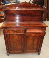 1820's Regency 2 Door Mahogany Chiffonier with Back (3 of 5) 1820's Regency 2 Door Mahogany Chiffonier with Back (3 of 5)