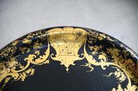 Black & Gilded Papier Mache Tray (7 of 10) Black & Gilded Papier Mache Tray (7 of 10)