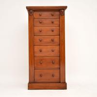 Antique Victorian Mahogany Wellington Chest of Drawers (12 of 20) Antique Victorian Mahogany Wellington Chest of Drawers (12 of 20)