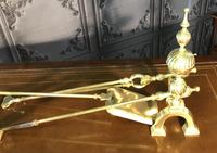 Quality Brass Andirons & Companion Set (4 of 17) Quality Brass Andirons & Companion Set (4 of 17)