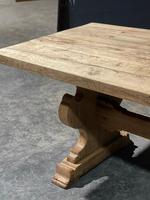 Large Rustic Bleached Oak Farmhouse Refectory Dining Table (10 of 25) Large Rustic Bleached Oak Farmhouse Refectory Dining Table (10 of 25)