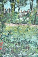 Early 20th Century British School A Town Garden Oil on Board (9 of 9) Early 20th Century British School A Town Garden Oil on Board (9 of 9)