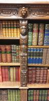Outstanding Carved Oak Open Library Bookcase (14 of 16) Outstanding Carved Oak Open Library Bookcase (14 of 16)