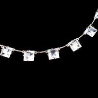 Art Deco Princess Cut Paste Sterling Silver Riviere Short Necklace (7 of 9) Art Deco Princess Cut Paste Sterling Silver Riviere Short Necklace (7 of 9)
