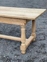 Large Bleached Oak Farmhouse Dining Table with Extensions & Storage (20 of 35) Large Bleached Oak Farmhouse Dining Table with Extensions & Storage (20 of 35)