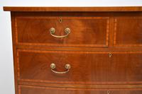 Large Antique Inlaid Mahogany Bow Front Chest of Drawers (10 of 11) Large Antique Inlaid Mahogany Bow Front Chest of Drawers (10 of 11)