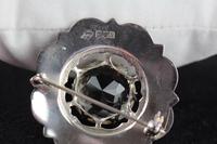 Scottish silver and citrine coloured stone brooch (2 of 3) Scottish silver and citrine coloured stone brooch (2 of 3)