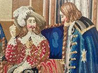 Large Artwork Gilt Gesso Framed 19th Century Tapestry French Royal Court "Playing Chess" (11 of 44) Large Artwork Gilt Gesso Framed 19th Century Tapestry French Royal Court "Playing Chess" (11 of 44)