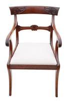 Set of 6 (4 +2) Regency Cuban Mahogany Dining Chairs 19th Century C1825 (3 of 15) Set of 6 (4 +2) Regency Cuban Mahogany Dining Chairs 19th Century C1825 (3 of 15)