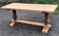 French Bleached Oak Farmhouse Dining Table (11 of 12) French Bleached Oak Farmhouse Dining Table (11 of 12)