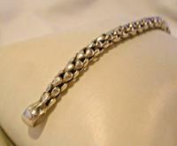 Vintage Silver 925 Popcorn Bracelet 1970s Big Shepherds Hook Clasp 7 3/4" Length (9 of 11) Vintage Silver 925 Popcorn Bracelet 1970s Big Shepherds Hook Clasp 7 3/4" Length (9 of 11)