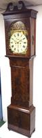 18th Century Scottish 8 Day Longcase Clock Flame Mahogany Painted Dial Grandfather Clock (5 of 7) 18th Century Scottish 8 Day Longcase Clock Flame Mahogany Painted Dial Grandfather Clock (5 of 7)