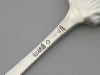 George III Silver Salt Spoon - Old English Bead Pattern by George Smith, London c.1780 (9 of 9) George III Silver Salt Spoon - Old English Bead Pattern by George Smith, London c.1780 (9 of 9)