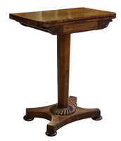Small Rosewood Card Table (4 of 10) Small Rosewood Card Table (4 of 10)