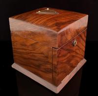 Antique Victorian walnut jewellery box, fitted (3 of 9) Antique Victorian walnut jewellery box, fitted (3 of 9)