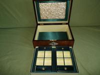 QUALITY Inlaid Figured Walnut Jewellery Box + Tray c.1870 (5 of 14) QUALITY Inlaid Figured Walnut Jewellery Box + Tray c.1870 (5 of 14)