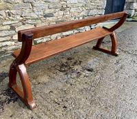 Antique Pitch Pine Gothic Style Church Pew Bench (12 of 13) Antique Pitch Pine Gothic Style Church Pew Bench (12 of 13)