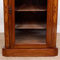 Music Cabinet Glazed Inlaid Walnut Bookcase 19th Century (7 of 10) Music Cabinet Glazed Inlaid Walnut Bookcase 19th Century (7 of 10)