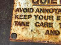 Large Heavy Rusted Cast Iron Railway Plaque Sign Train Notice (8 of 25) Large Heavy Rusted Cast Iron Railway Plaque Sign Train Notice (8 of 25)