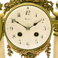 Mid 19th Century French Ormolu & Alabaster Portico Clock (5 of 8) Mid 19th Century French Ormolu & Alabaster Portico Clock (5 of 8)