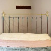 Decorative Antique Bed in Blue Verdigris (9 of 9) Decorative Antique Bed in Blue Verdigris (9 of 9)