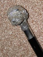 Vintage 925 Silver Detailed Deer Hound Dog's Head Walking Stick / Cane (19 of 20) Vintage 925 Silver Detailed Deer Hound Dog's Head Walking Stick / Cane (19 of 20)