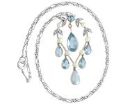 2.27ct Aquamarine, Diamond, Pearl & 14ct Yellow Gold Pendant - Antique c.1900 (3 of 9) 2.27ct Aquamarine, Diamond, Pearl & 14ct Yellow Gold Pendant - Antique c.1900 (3 of 9)