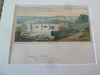 Rowland Wright Alston Watercolour " Ludlow Bridge " 1927 - Slade School (3 of 4) Rowland Wright Alston Watercolour " Ludlow Bridge " 1927 - Slade School (3 of 4)