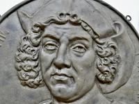 19th Century Cast Iron Portrait Plaque of Christoper Columbus 1451-1506 (4 of 7) 19th Century Cast Iron Portrait Plaque of Christoper Columbus 1451-1506 (4 of 7)