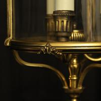 French Gilded Triple Light Antique Lantern (6 of 10) French Gilded Triple Light Antique Lantern (6 of 10)